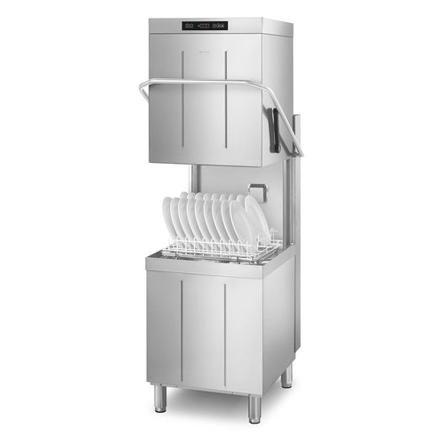 Smeg SPH505SL Passthrough Hood Type Dishwasher 500 x 500mm Basket + Built in Softener